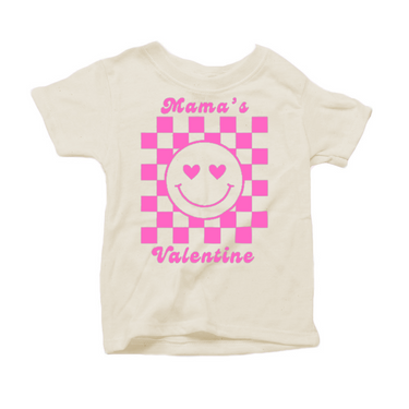 Mama's Valentine Organic Pink Tee